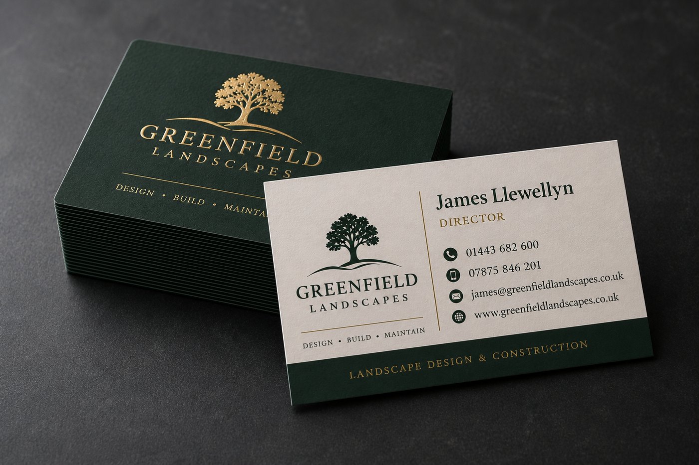 Business Cards print sample